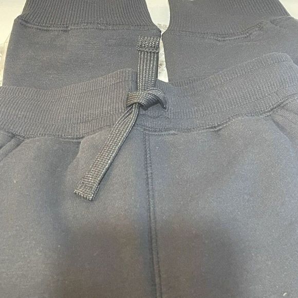 2 Boys Sweatpants XS 4-5 Years Black Fleece Jogger - Picture 13 of 16